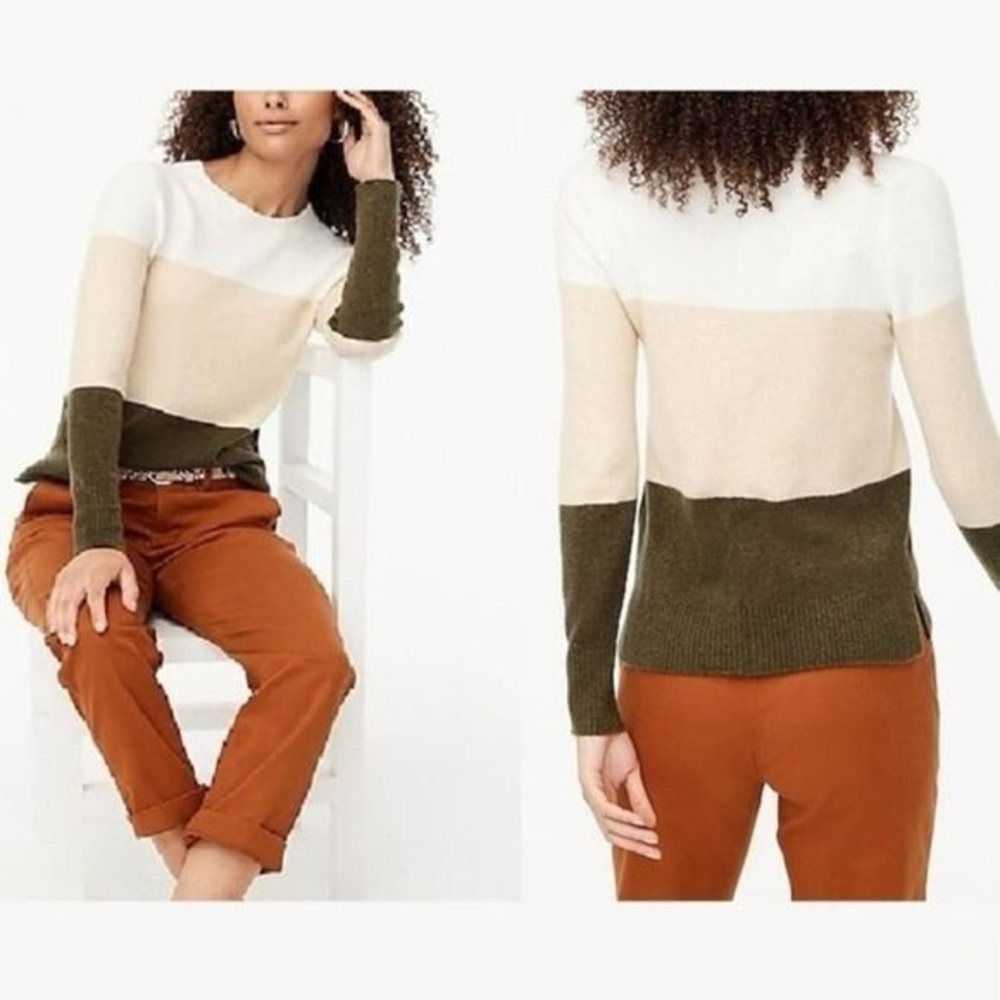 J. Crew Multicolor Crew Neck Sweater - Picture 3 of 11